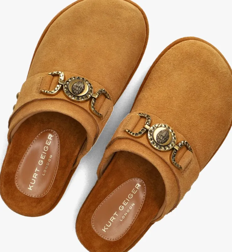 bruine kurt geiger london instappers mansion flat