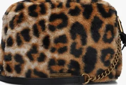 bruine kurt geiger london schoudertas kensington puff camera