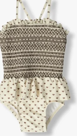 bruine lil' atelier badpakken nbffiona swimsuit lil