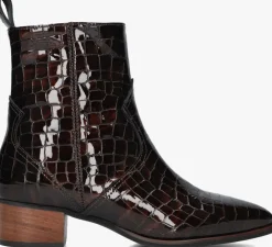 bruine lina locchi enkellaarsjes 3231