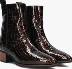 bruine lina locchi enkellaarsjes 3231