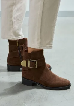 bruine lina locchi enkellaarsjes 2232