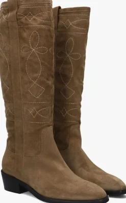 bruine lina locchi hoge laarzen at40