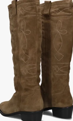 bruine lina locchi hoge laarzen at40