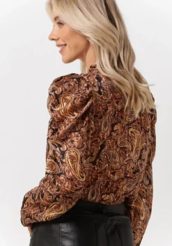 bruine liu jo blouses tunica ts nav lurex