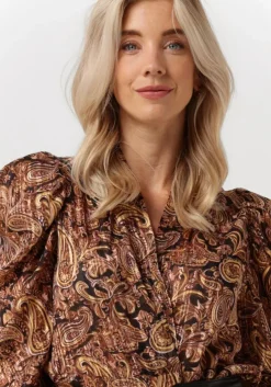 bruine liu jo blouses tunica ts nav lurex