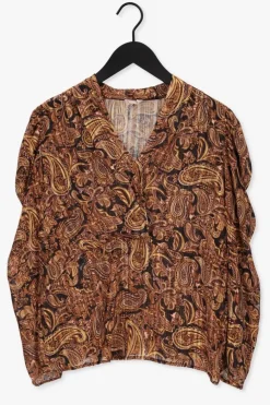 bruine liu jo blouses tunica ts nav lurex