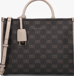 bruine liu jo schoudertas ridhi shopping bag