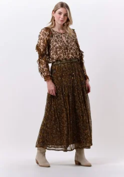 bruine louizon maxirok oliver jupe