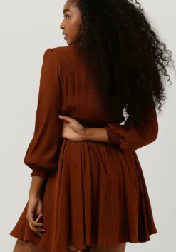 bruine louizon mini jurk amine robe