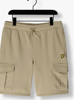 bruine lyle & scott korte broek cargo sweat short