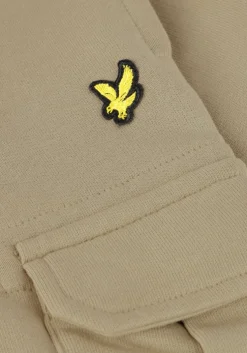 bruine lyle & scott korte broek cargo sweat short