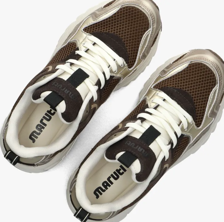bruine maruti lage sneakers novi