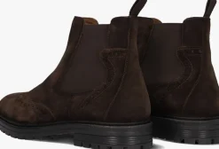 bruine mazzeltov chelsea boots p-50301