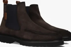 bruine mazzeltov chelsea boots 2401