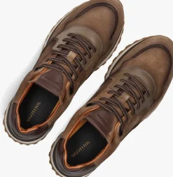bruine mazzeltov lage sneakers 13835