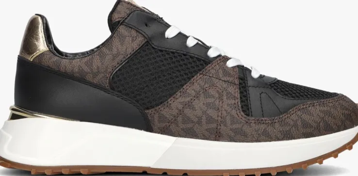 bruine michael kors lage sneakers jaime trainer