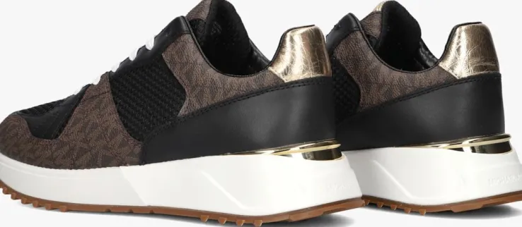 bruine michael kors lage sneakers jaime trainer