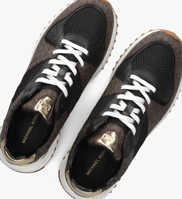 bruine michael kors lage sneakers jaime trainer