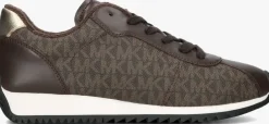 bruine michael kors lage sneakers rhodes trainer