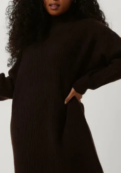 bruine minimum midi jurk pippalika