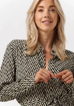 bruine minus mini jurk lasina shirtdress 3