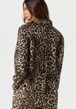 bruine modström blouses tipsymd print shirt