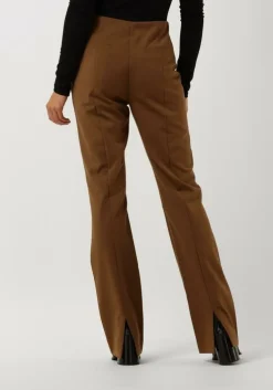 bruine modström pantalon anker slit pants