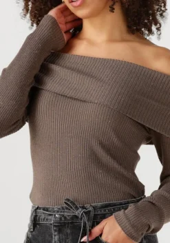 bruine modström top garymd top