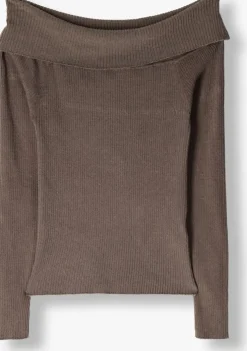 bruine modström top garymd top