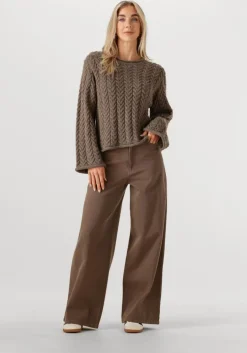 bruine modström trui kurtismd o-neck