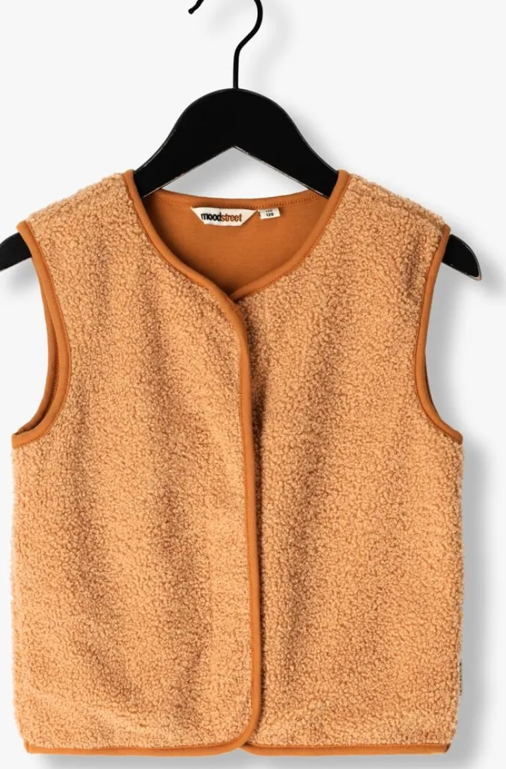 bruine moodstreet gilet gilet vajen