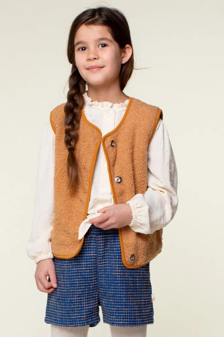 bruine moodstreet gilet gilet vajen