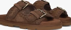 bruine mou slippers low bio sandal 2buckles monoch