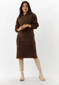 bruine moves midi jurk bradlie