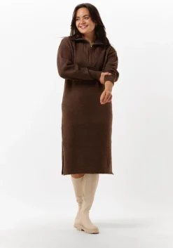bruine moves midi jurk bradlie