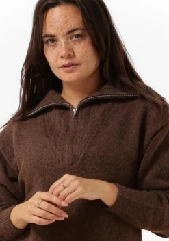 bruine moves midi jurk bradlie