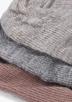 bruine mp denmark sokken wool rib baby 3 pack