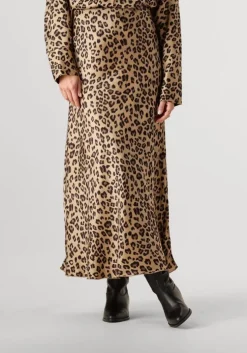 bruine msch copenhagen midirok mschclarette irida skirt aop