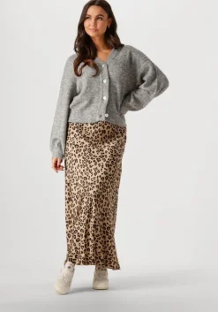 bruine msch copenhagen midirok mschclarette irida skirt aop