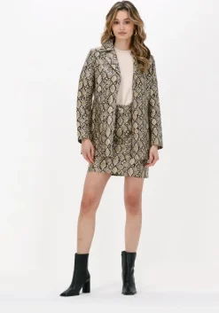 bruine na-kd blazer pu blazer