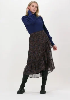 bruine neo noir midirok tara dark blossom skirt