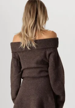 bruine neo noir trui jane knit blouse