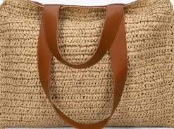 bruine núnoo shopper shopper raffia