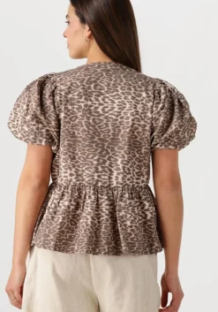 bruine notre-v blouses nv-frederica leo