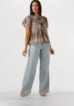 bruine notre-v blouses nv-frederica leo