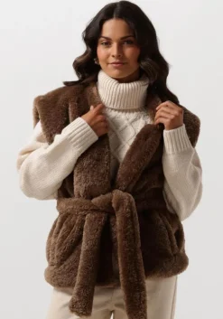 bruine notre-v gilet nv-edi