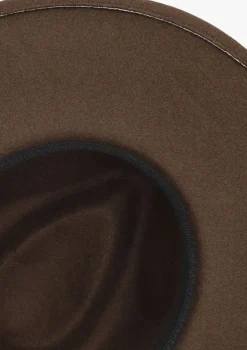 bruine notre-v hoed vanity