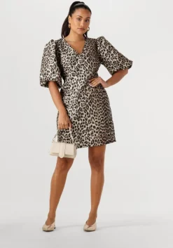 bruine notre-v mini jurk nv-flossie