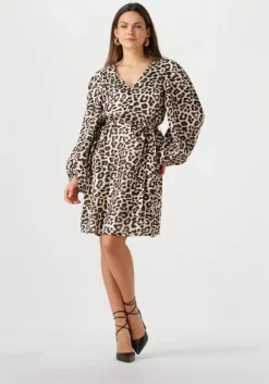 bruine notre-v mini jurk nv-france